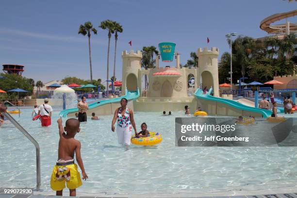 Kiddy swimming pool at the Wet'n Wild water park.