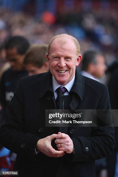 Manager of Bolton Wanderers Gary Megson during the Barclays Premier League match between Aston Villa and Bolton Wanderers at Villa Park on November...