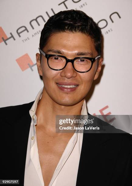 Actor Rick Yune attends the 4th annual Hamilton Behind the Camera Awards at The Highlands club in the Hollywood & Highland Center on November 8, 2009...