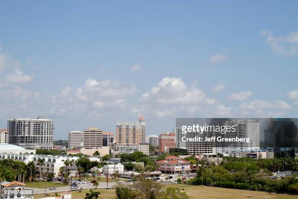 Skyline view of buildings in Sarasota.