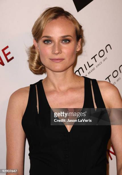 Actress Diane Kruger attends the 4th annual Hamilton Behind the Camera Awards at The Highlands club in the Hollywood & Highland Center on November 8,...