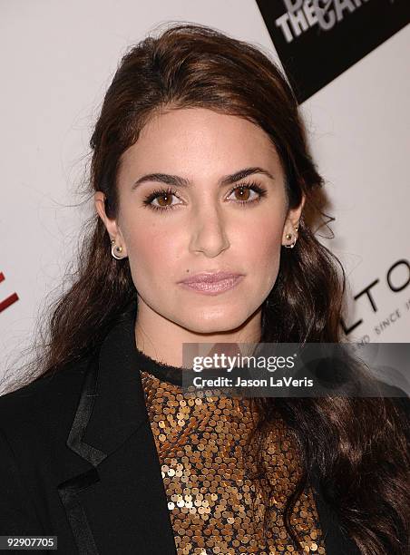 Actress Nikki Reed attends the 4th annual Hamilton Behind the Camera Awards at The Highlands club in the Hollywood & Highland Center on November 8,...