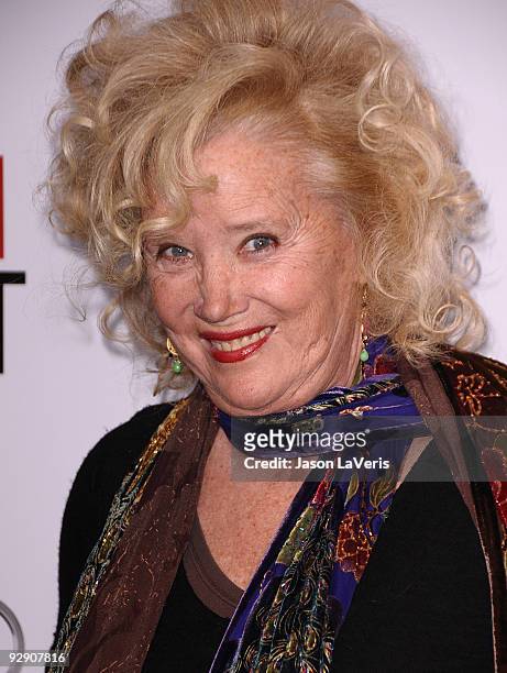 Actress Sally Kirkland attends the AFI Fest 2009 premiere of "A Single Man" at Grauman's Chinese Theatre on November 5, 2009 in Hollywood, California.