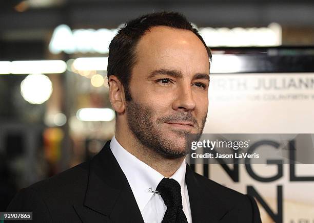 Director Tom Ford attends the AFI Fest 2009 premiere of "A Single Man" at Grauman's Chinese Theatre on November 5, 2009 in Hollywood, California.