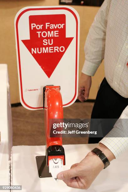 Number Dispenser Sign Number Dispenser Photos and Premium High Res Pictures - Getty Images