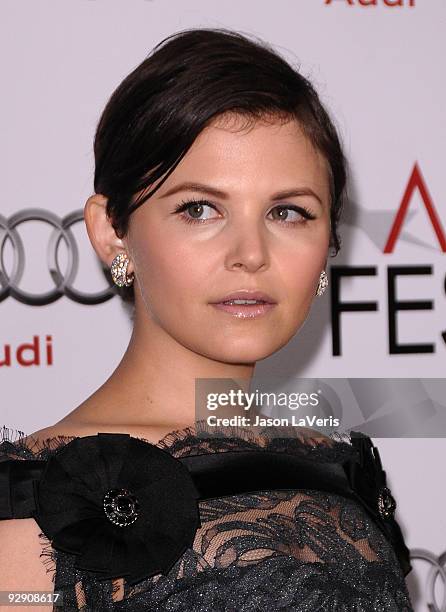 Actress Ginnifer Goodwin attends the AFI Fest 2009 premiere of "A Single Man" at Grauman's Chinese Theatre on November 5, 2009 in Hollywood,...