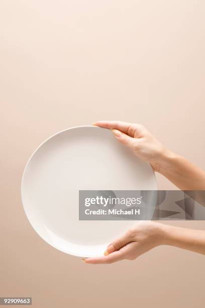 Hand With Plate High-Res Stock Photo