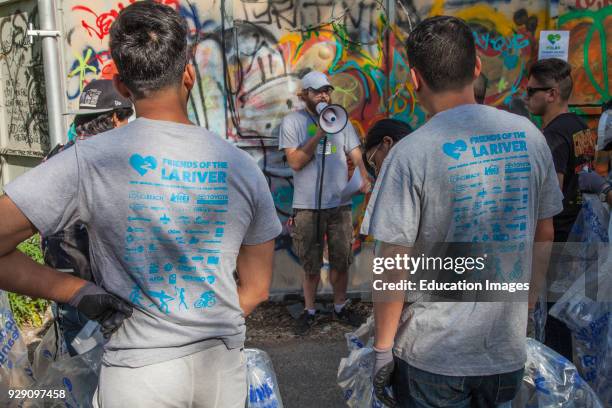 FoLAR's Los Angeles River cleanup, La Gran Limpieza. April 22, 2017. The Confluence at the Arroyo Seco, Los Angeles, California.