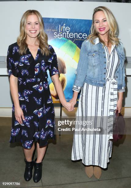 Producer / Actress Erin Cardillo and Actress Alyshia Ochse attend the screening for the CW's "Life Sentence" at The Downtown Independent on March 7,...