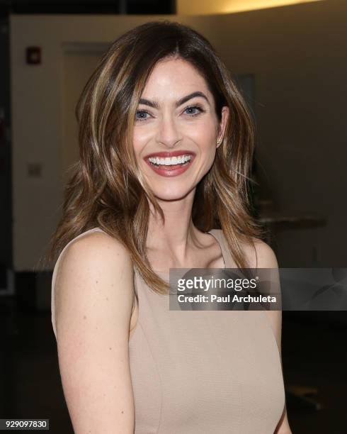 Actress Brooke Lyons attends the screening for the CW's "Life Sentence" at The Downtown Independent on March 7, 2018 in Los Angeles, California.