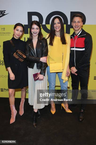 Gizem Emre, Lisa Marie Koroll, Bettina Zimmermann and Timmi Trinks attend Peek & Cloppenburg Launch Party - Pop Impression on March 7, 2018 in...