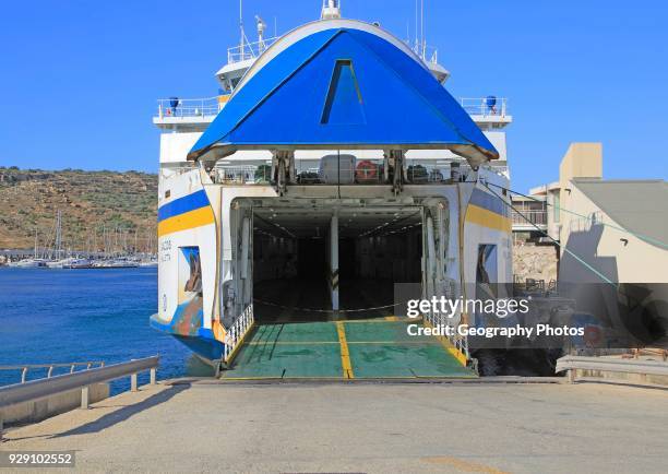 Gozo Channel Line Ferries, Mgarr ferry terminal, Gozo, Malta.