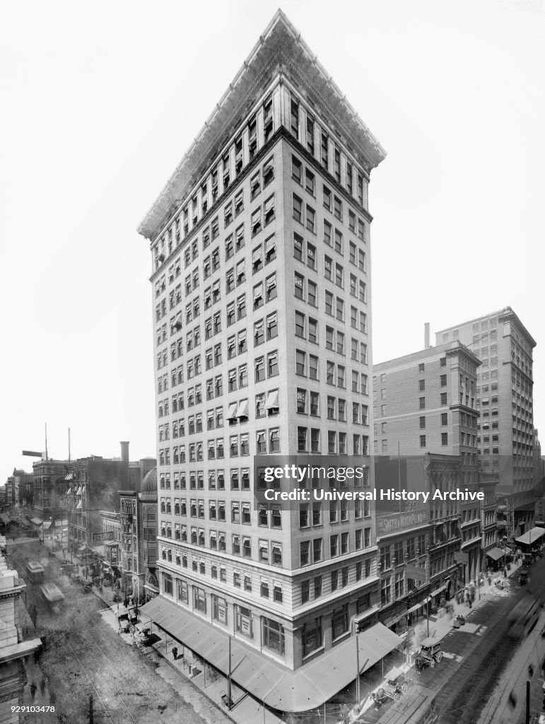 Ingalls Building, Cincinnati, Ohio, USA, Detroit Publishing Company