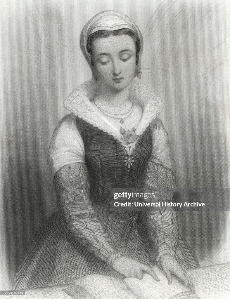 Lady Jane Grey (1537-54), Portrait, Engraving