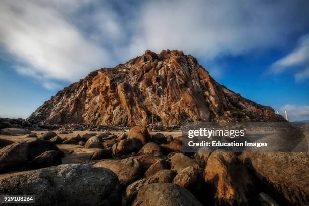 Morro Rock, Morro Bay, San Luis Obispo County, California, USA.