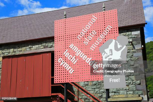 National slate museum, Llanberis, Gwynedd, Snowdonia, north Wales, UK.