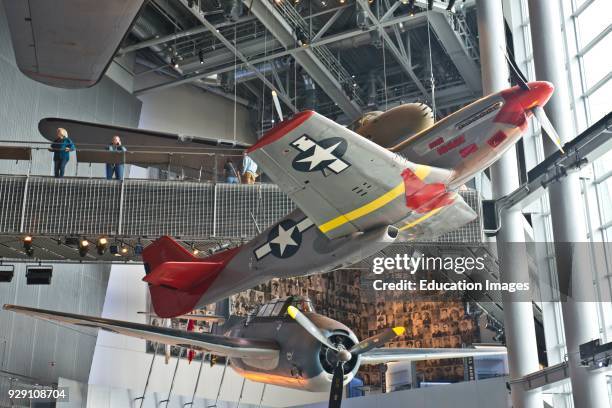 North America, USA, Louisiana, New Orleans, National World War II Museum, Boeing Center, P-51D Mustang.