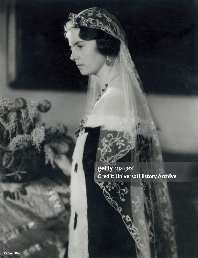 Princess Sybilla of Saxe-Coburg and Gotha (1908-72), later Princess of Sweden through her Marriage to Prince Gustaf Adolf, Portrait, 1933