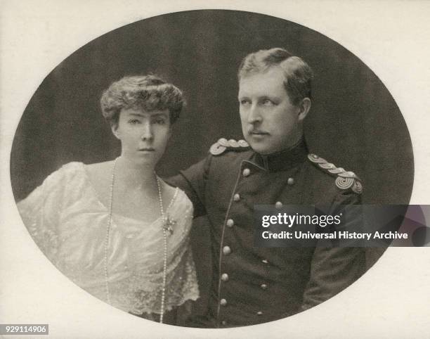 Queen Elisabeth and King Albert I of Belgium, Portrait.