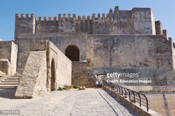 Tarifa, Cadiz Province, Spain. Castle of Guzman El Bueno.