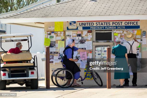 The bulletin board outside a post office on Bahia Vista Street.