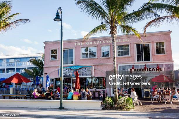 The exterior of Bluewater Beach Grill and Hurricane Grill and Wings.