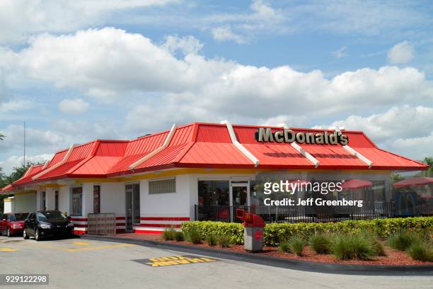 The exterior of McDonalds in Fort Pierce.