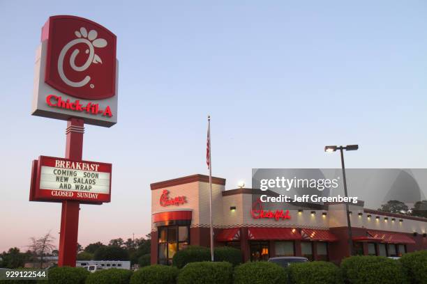 The exterior of Chick-fil-A in Thomasville.