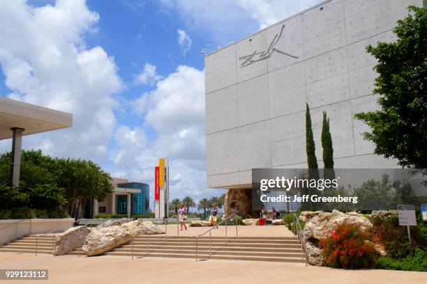 The exterior of the Salvador Dali Museum and the Progress Energy Center for the Arts.