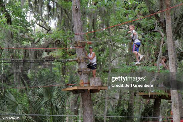 Canopy Rope Bridge Rope Bridge Usa Photos and Premium High Res Pictures - Getty Images