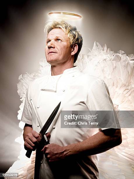Chef Gordon Ramsay poses for a portrait shoot in London on September...  News Photo - Getty Images