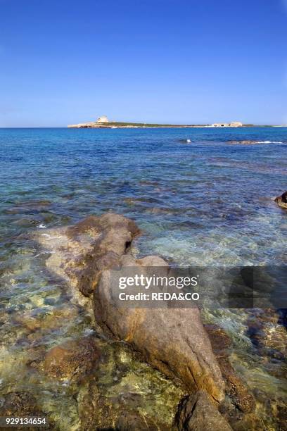 Capo Passero Island. Portopalo di Capo Passero. Province of Agrigento. Sicily. Italy. Europe.