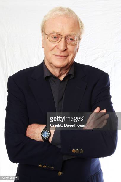 Sir Michael Caine poses for portraits to promote his new film 'Harry Brown' on October 7, 2009 in London, England. The film is released nationwide on...