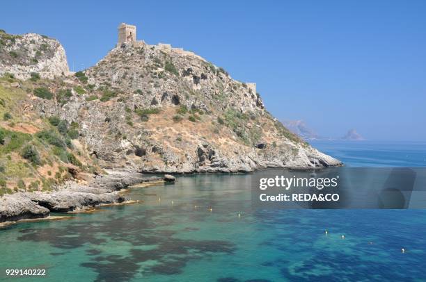 Altavilla Milicia. Torre Normanna. Palermo. Sicily. Italy. Europe.