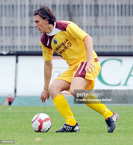 Ivan Castiglia of AS Cittadella in action during the Serie B match between Ascoli Calcio and AS Cittadelle at Stadio Cino e Lillo Del Duca on...