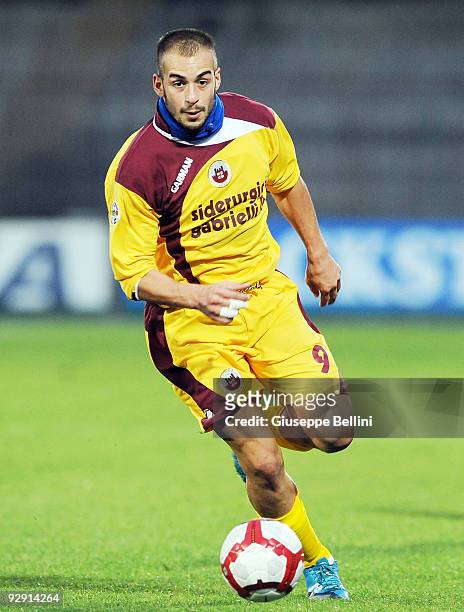Davis Curiale of AS Cittadella in action during the Serie B match between Ascoli Calcio and AS Cittadelle at Stadio Cino e Lillo Del Duca on November...