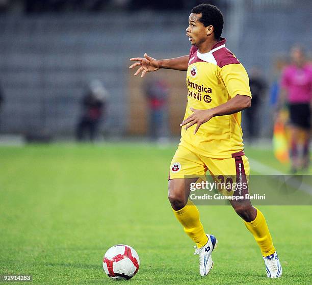 Santos Diego Oliveira of AS Cittadella in action during the Serie B match between Ascoli Calcio and AS Cittadelle at Stadio Cino e Lillo Del Duca on...