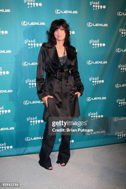 Actress Elizabeth Keener attends the 12th Annual GLAAD Tidings - Seasons Greenings celebration November 8, 2009 in Los Angeles, California.