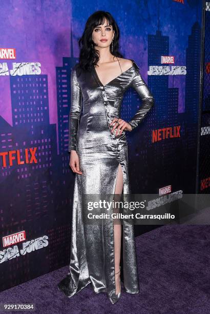 Actress Krysten Ritter attends Netflix's 'Marvel's Jessica Jones' Season 2 Premiere at AMC Loews Lincoln Square on March 7, 2018 in New York City.
