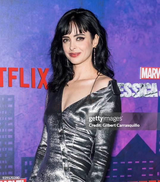 Actress Krysten Ritter attends Netflix's 'Marvel's Jessica Jones' Season 2 Premiere at AMC Loews Lincoln Square on March 7, 2018 in New York City.