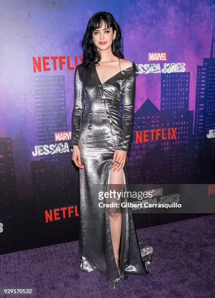 Actress Krysten Ritter attends Netflix's 'Marvel's Jessica Jones' Season 2 Premiere at AMC Loews Lincoln Square on March 7, 2018 in New York City.