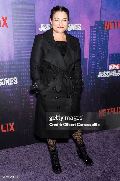 Writer and producer Raelle Tucker attends Netflix's 'Marvel's Jessica Jones' Season 2 Premiere at AMC Loews Lincoln Square on March 7, 2018 in New...