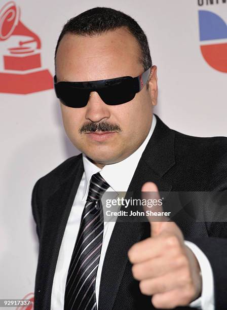 Singer Pepe Aguilar attends the 10th Annual Latin GRAMMY Awards held at the Mandalay Bay Events Center on November 5, 2009 in Las Vegas, Nevada.