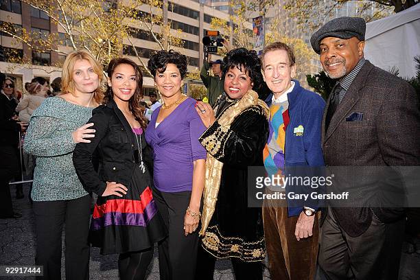 Sesame Street" cast members Alison Bartlett O'Reilly, Desiree Casado, Sonia Manzano, Loretta Long, Bob McGrath, and Roscoe Orman attend the "Sesame...