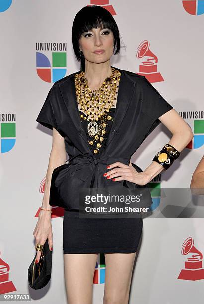Singer Cucu Diamantes attends the 10th Annual Latin GRAMMY Awards held at the Mandalay Bay Events Center on November 5, 2009 in Las Vegas, Nevada.