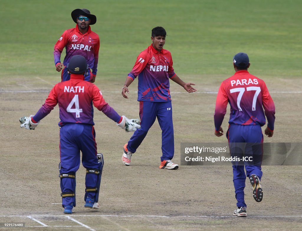 Scotland v Nepal - ICC Cricket World Cup Qualifier