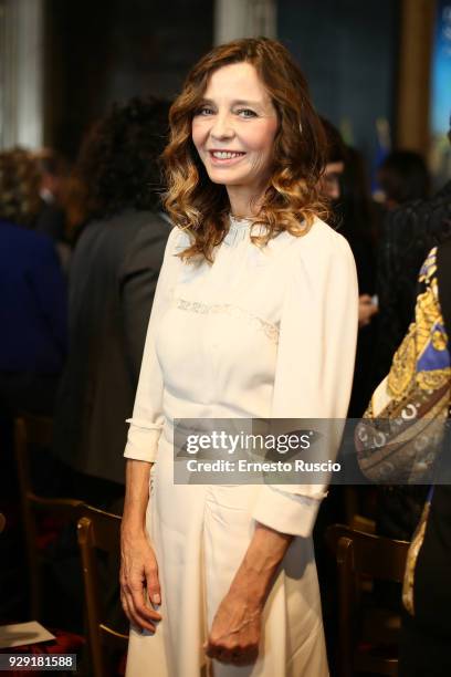 Eliana Miglio attends the International Women's Day Celebrations at Palazzo del Quirinale on March 8, 2018 in Rome, Italy.