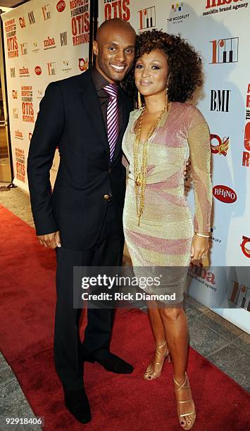 Recording Artists Kenny Lattimore and Chante Moore at An Evening of Respect presented by The Big 'O' Foundation at The Woodruff Arts Center &...