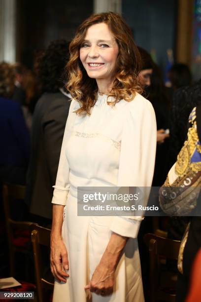 Eliana Miglio attends the International Women's Day Celebrations at Palazzo del Quirinale on March 8, 2018 in Rome, Italy.