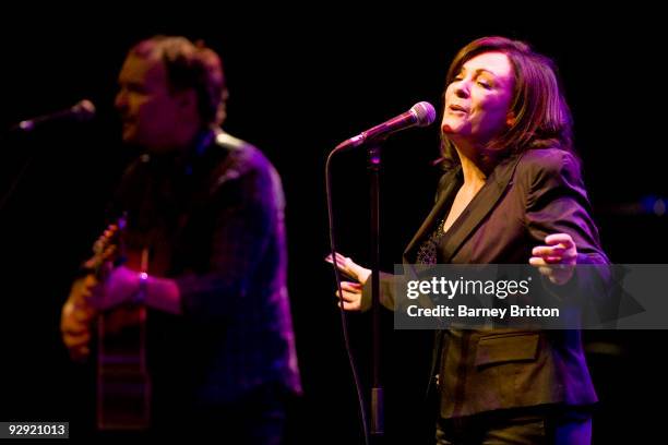 Mary Black performs on stage at the Queen Elizabeth Hall on November 9, 2009 in London, England.